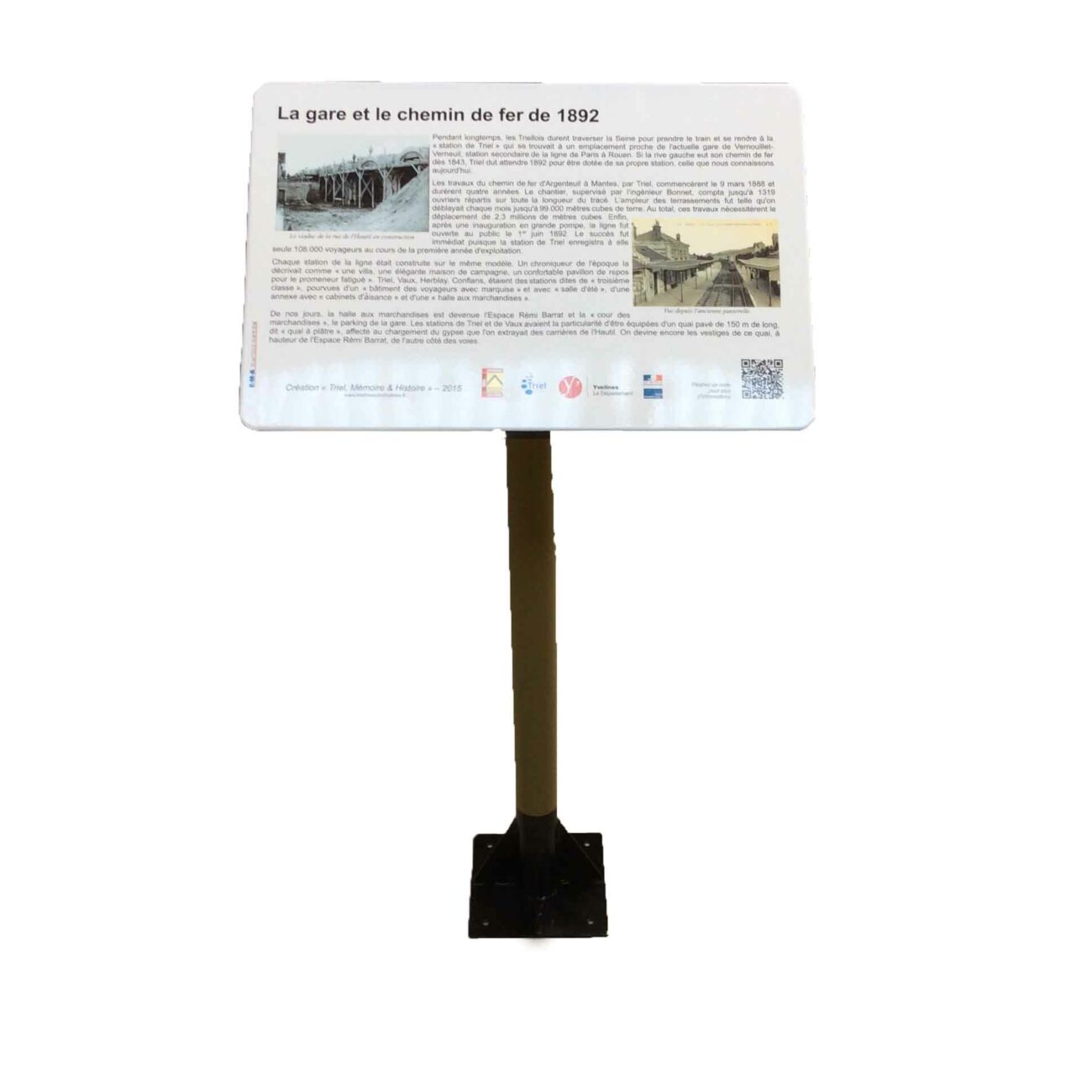 Lutrin émaillé - 60x40cm - Triel sur Seine - Sélénium