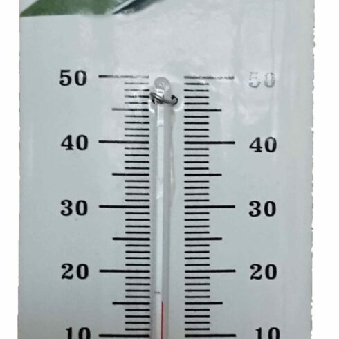 Thermomètre émaillé, 27x6,5cm, Dieselross - Sélénium