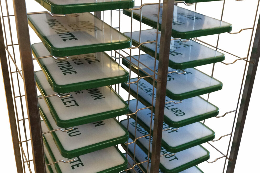 Panneaux de rue émaillés 45x25cm, Sainte Féréole - Sélénium