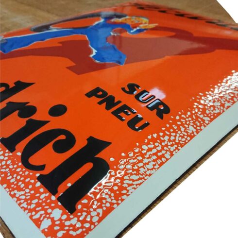 plaque émaillée bombée Goodrich 30cm x 40cm Sélénium