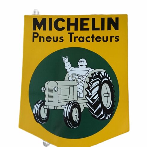 Plaque émaillée avec pattes 46x60 cm Michelin - Sélénium