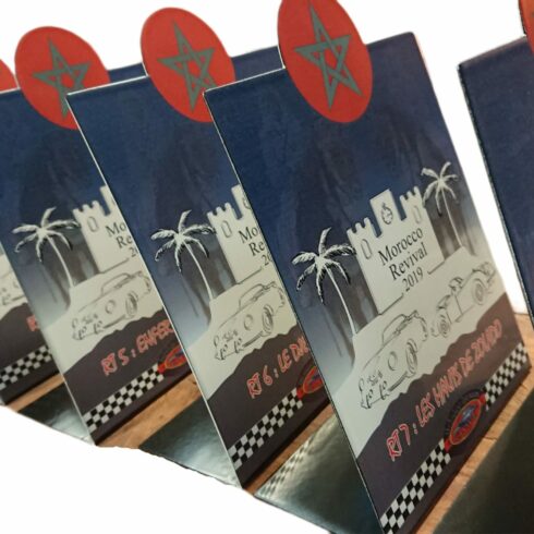 Trophée émaillé 17x22 cm Milles et une Nuit Classic Fenouil - Sélénium