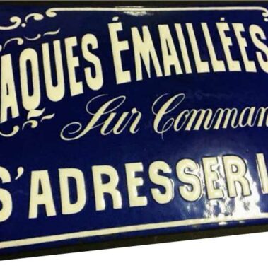 plaques émaillées personnalisables sélénium